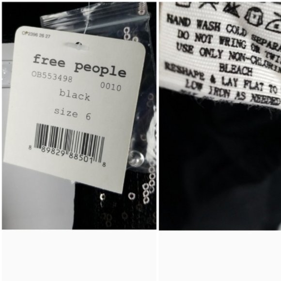 Sexy New Free People Sequined Halter Mini Dress - Picture 8 of 8